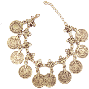 Armband Muntjes Goud